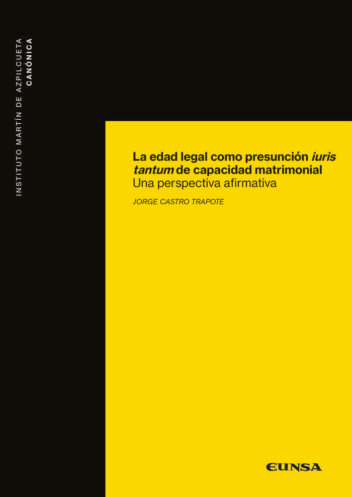 EDAD LEGAL COMO PRESUNCION IURIS TANTUMLA - 9788431335588 Imagen principal del producto