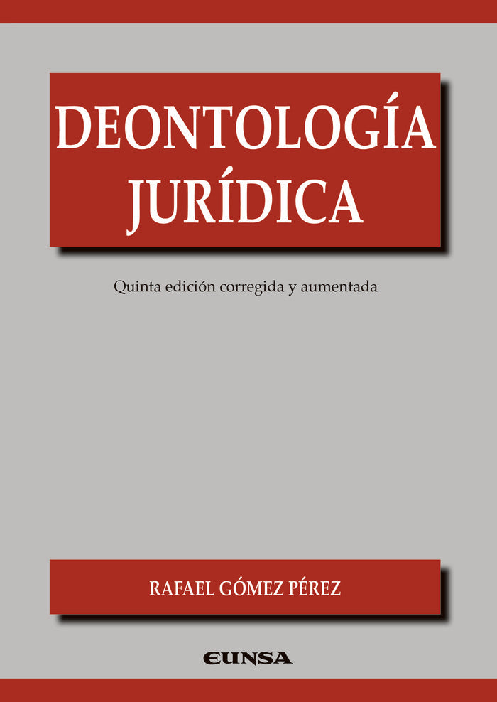 DEONTOLOGIA JURIDICA - 9788431336097 Imagen principal del producto