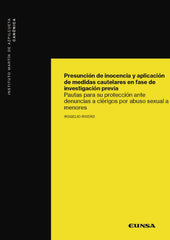 PRESUNCION DE INOCENCIA Y APLICACION DE MEDIDAS CAUTELARES E - 9788431339739