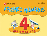 Aprendo Numeros 4 4-5 Años 08 EI VICMAT04EI (Vicens Vives) - 9788431636753