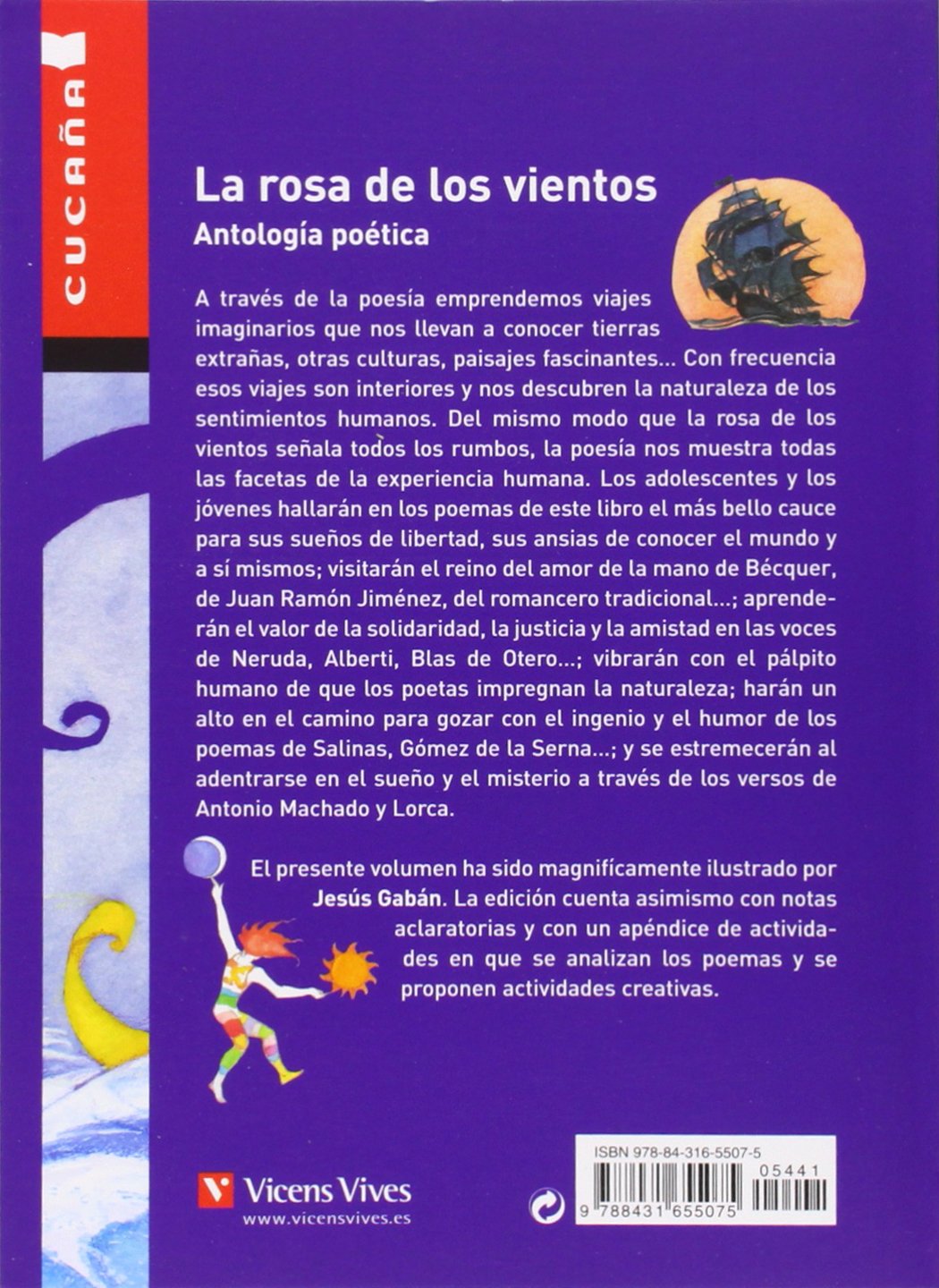 ✅ ROSA DE LOS VIENTOS,LA CUCAÑA Antolog¡a poética TORREGROSA TORREGROSA, JUAN RAMON Imagen secundaria del producto