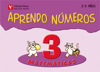 Aprendo Numeros 3 2-3 Años 08 EI VICMAT02EI (Vicens Vives) - 9788431681920
