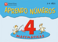 APRENDO NUMEROS 4 3-4 AÑOS 08 EI VICMAT03EI | Varios Autores | 9788431684358 (Vicens Vives) Imagen principal del producto