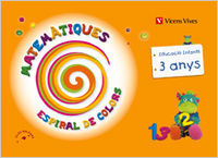 MATEMATIQUES 1 EI 3-4 ANYS BALEARES ESPIRAL COLORS 10 | Varios Autores | 9788431696603 (Vicens Vives)