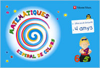 Matemàtiques 2 EI 4-5 Anys Catalan Espiral Colors 10 (Vicens Vives) - 9788431696658