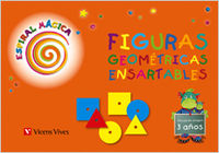 FIGURAS GEOMETRICAS 1 EI 3-4 AÑOS ESPIRAL MAGICA 10 | Varios Autores | 9788431696818 (Vicens Vives) Imagen principal del producto