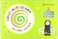 Cuaderno Grafomotricidad 5AÑOS 10 Espiral Magica VICVAR05EI (Vicens Vives) - 9788431698690