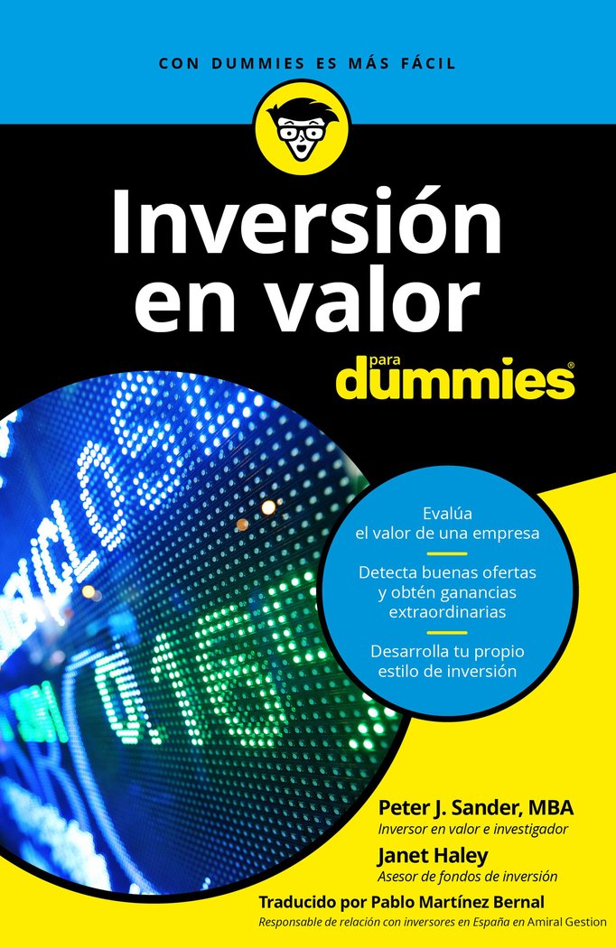 INVERSION EN VALOR PARA DUMMIES | SANDER,PETER J/HALEY,JANET | CEAC | 9788432903922 Imagen principal del producto
