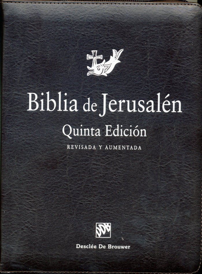 BIBLIA JERUSALEN MANUAL CREMALLERA 5ªEDICION - 9788433030498 Imagen principal del producto