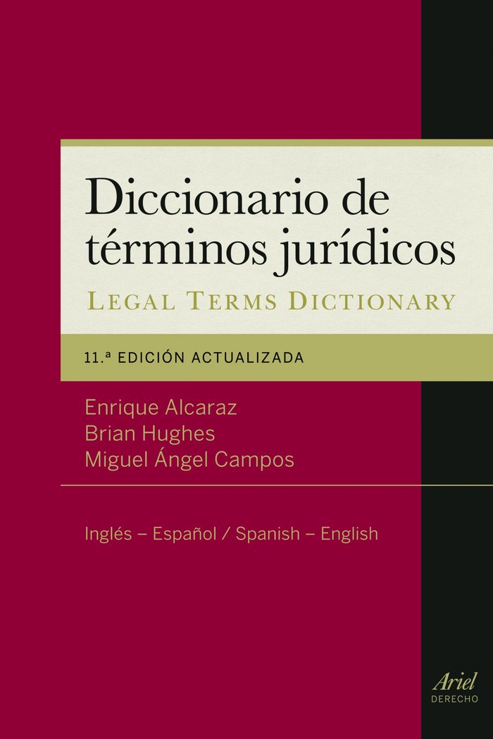 DICCIONARIO DE TERMINOS JURIDICOS - 9788434404984 Imagen principal del producto