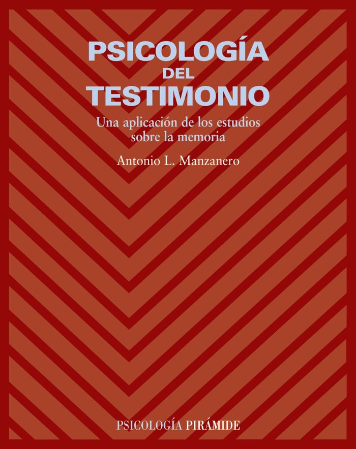 PSICOLOGIA DEL TESTIMONIO - 9788436822021 Imagen principal del producto