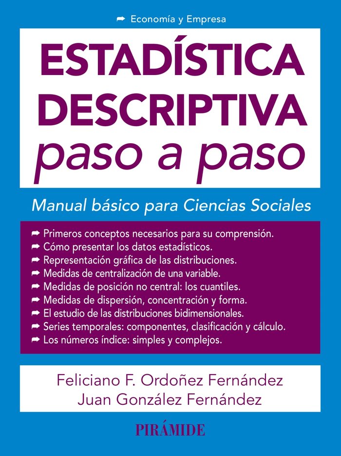 ESTADISTICA DESCRIPTIVA PASO A PASO - 9788436843781