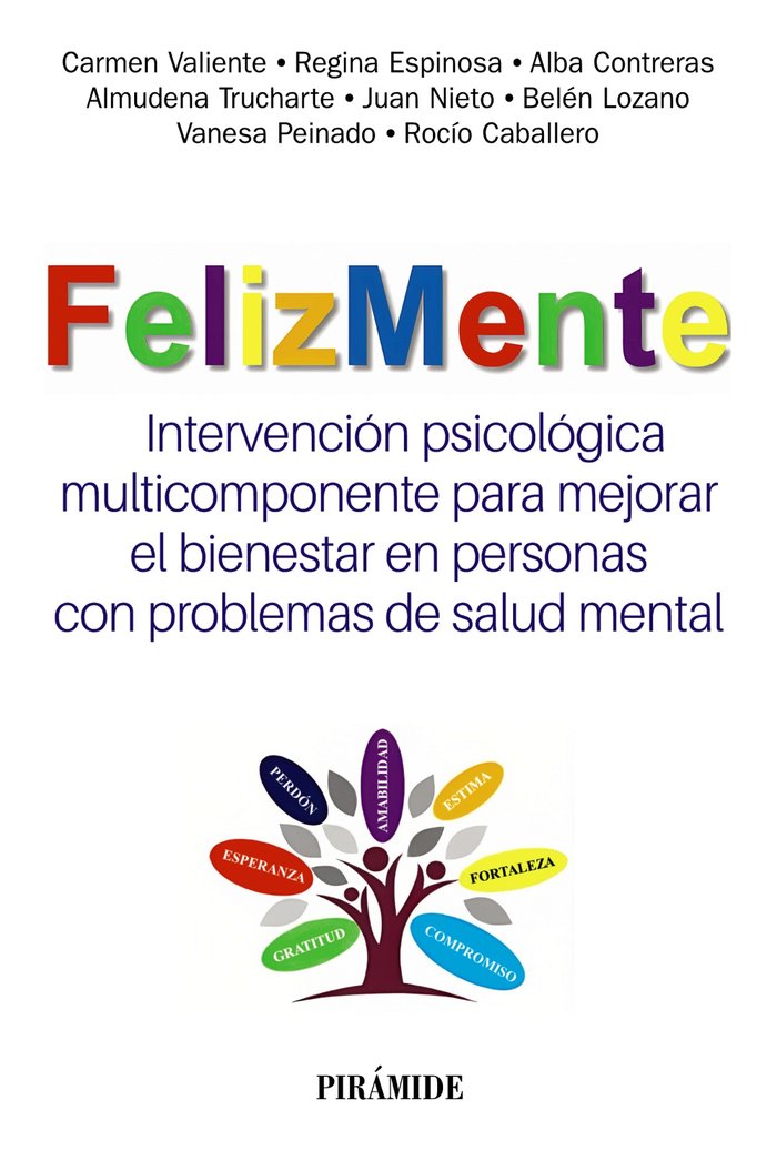 FELIZMENTE, INTERVENCION PSICOLOGICA MULTICOMPONENTE PARA ME | VALIENTE, CARMEN/ESPINOSA, REGINA/CONTRE | PIRAMIDE | 9788436848762