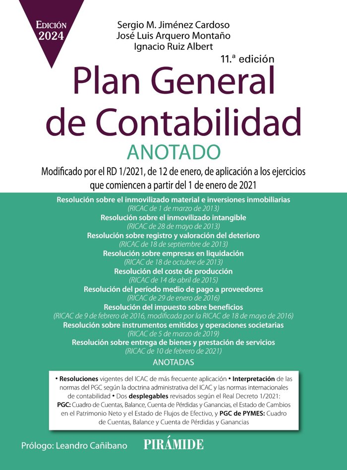 PLAN GENERAL DE CONTABILIDAD ANOTADO - 9788436849844 Imagen principal del producto