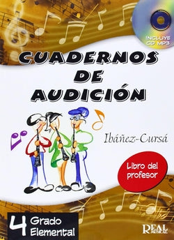 (prof).cuadernos Audicion Grado 4 Elemental (profe (Real Musical) - 9788438712467