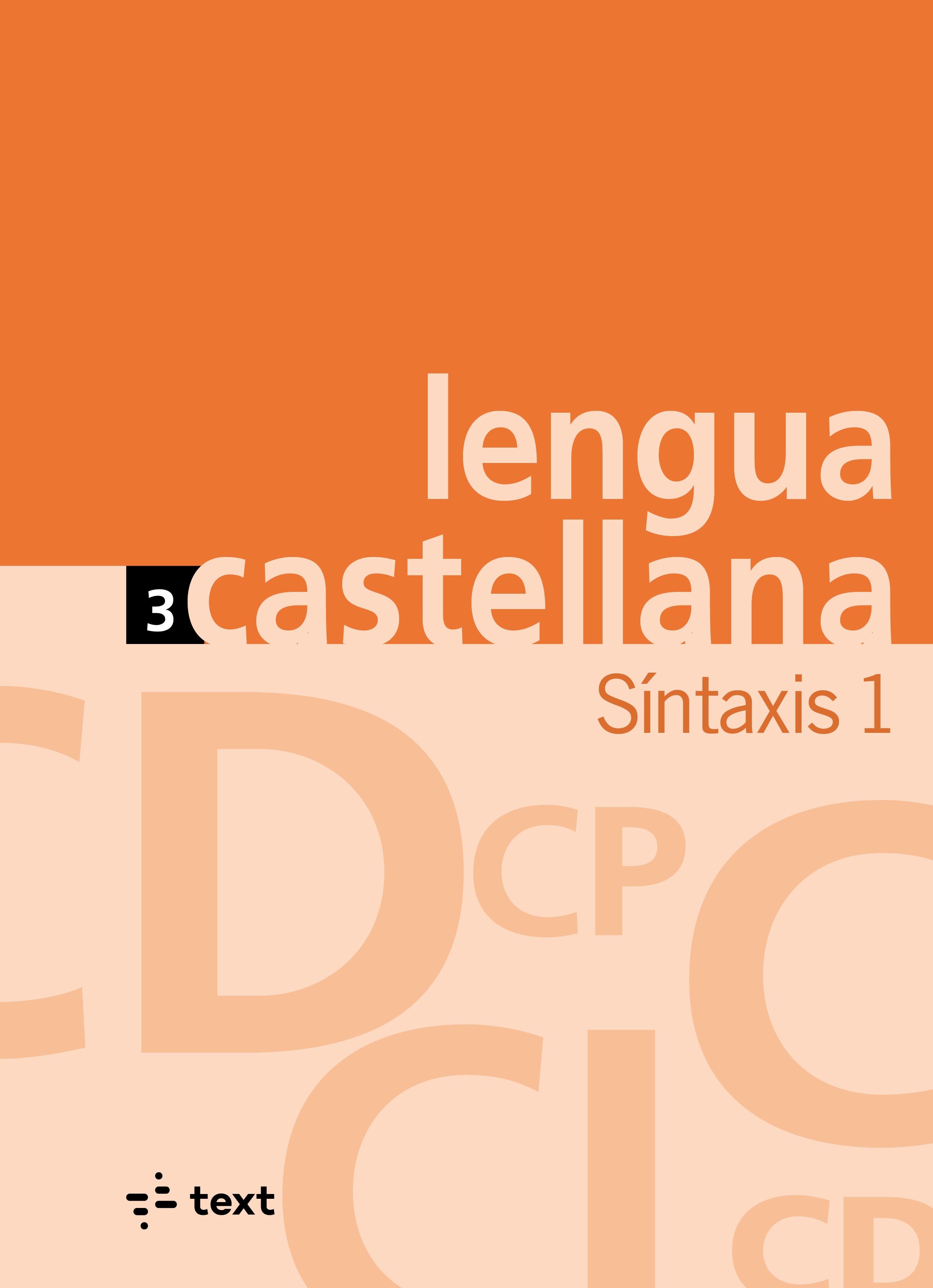 Quadern de lengua castellana Sintaxis 1. Sang?Esa, Conxa (Text) 9788441212824 Imagen principal del producto