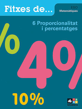 Quadern 6: Proporcionalitat I Percentatges (Agora Texto) - 9788441216105