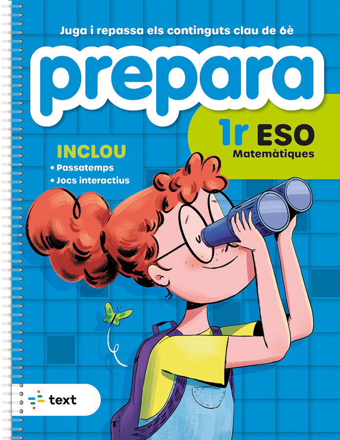Prepara 1r ESO Matemàtiques. Diez Sarda, Lluis, Martorell I Sabate, Eduard, Miquel I Rigual, Joan (Text) 9788441235823 Imagen principal del producto