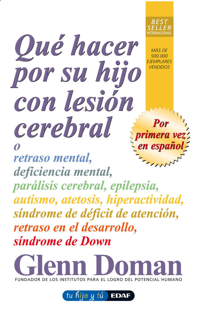 QUE HACER POR SU HIJO CON LESION CEREBRAL - 9788441421240 Imagen principal del producto