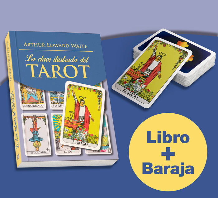 CLAVE ILUSTRADA DEL TAROT KIT,LA I Edward Waite,Arthur I Edaf I 9788441438330 Imagen principal del producto