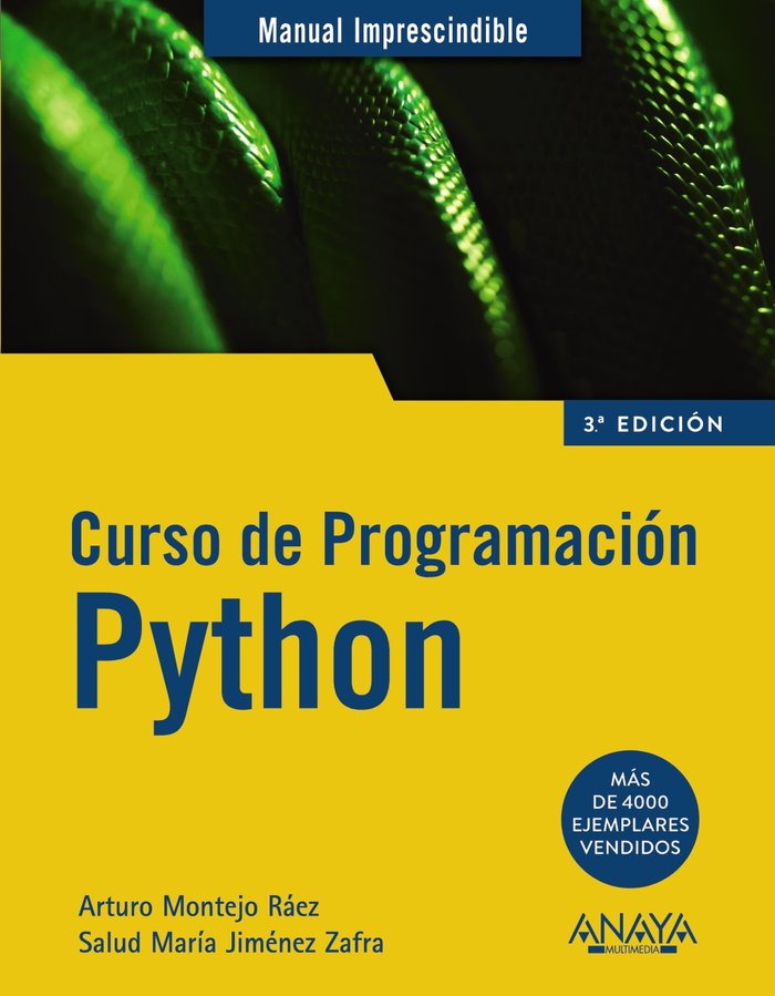 CURSO DE PROGRAMACION PYTHON - 9788441541160 Imagen principal del producto