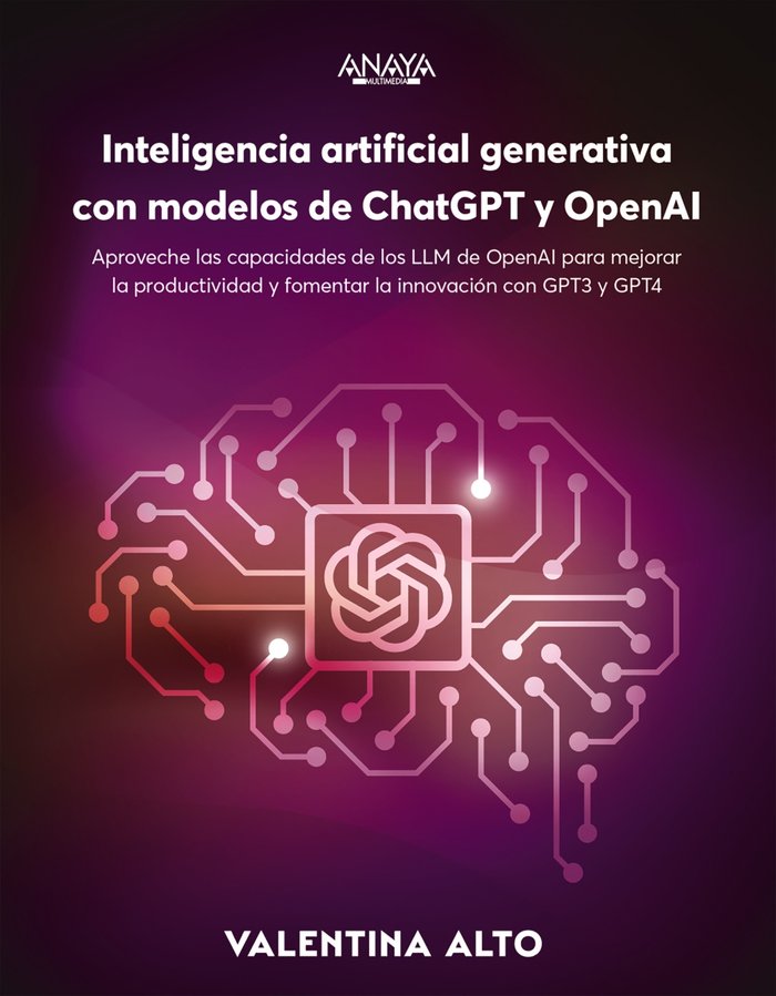 INTELIGENCIA ARTIFICIAL GENERATIVA CON MODELOS DE CHATGPT Y - 9788441548961 Imagen principal del producto