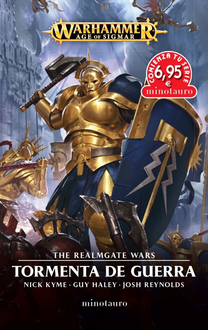CTS AGE OF SIGMAR 1 TORMENTA DE GUERRA | Guy Haley, Nick Kyme, Josh Reynolds | 9788445010655 (Minotauro) Imagen principal del producto