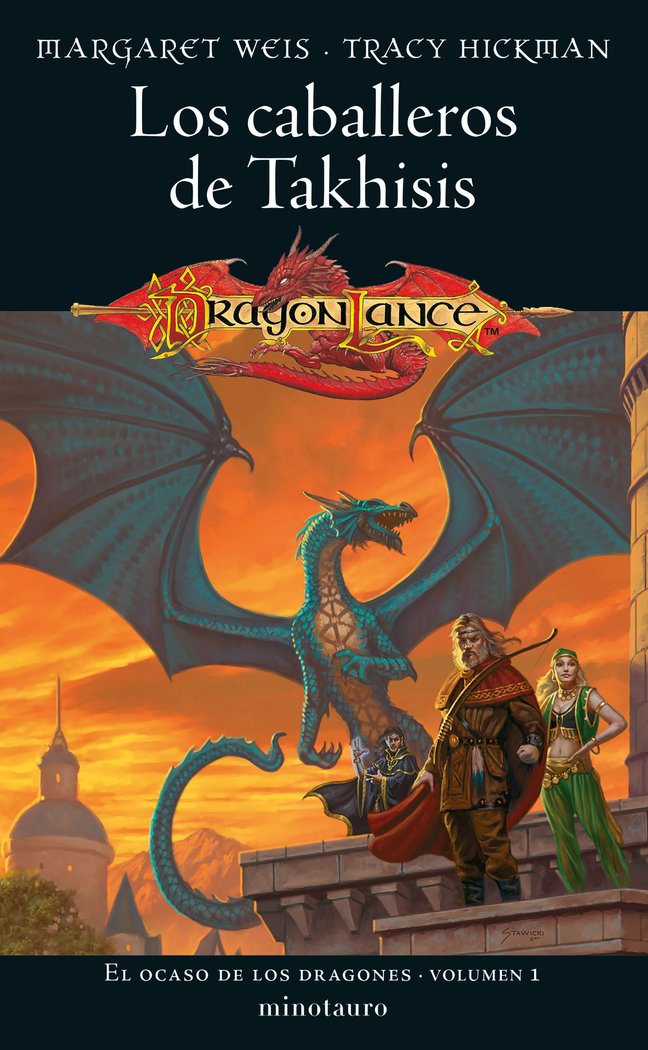 EL OCASO DE LOS DRAGONES 1 LOS CABALLEROS DE TAKHISIS | Margaret Weis/tracy Hickman | 9788445011423 (Minotauro) Imagen principal del producto