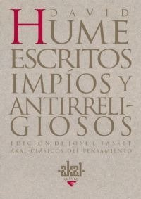 ESCRITOS IMPÍOS Y ANTIRRELIGIOSOS I Hume, David I Ediciones Akal I 9788446011255 Imagen principal del producto