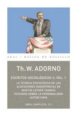 ESCRITOS SOCIOLOGIOS II VOL 1 - 9788446016830
