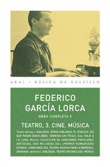 OBRAS V I García Lorca, Federico I Ediciones Akal I 9788446029786