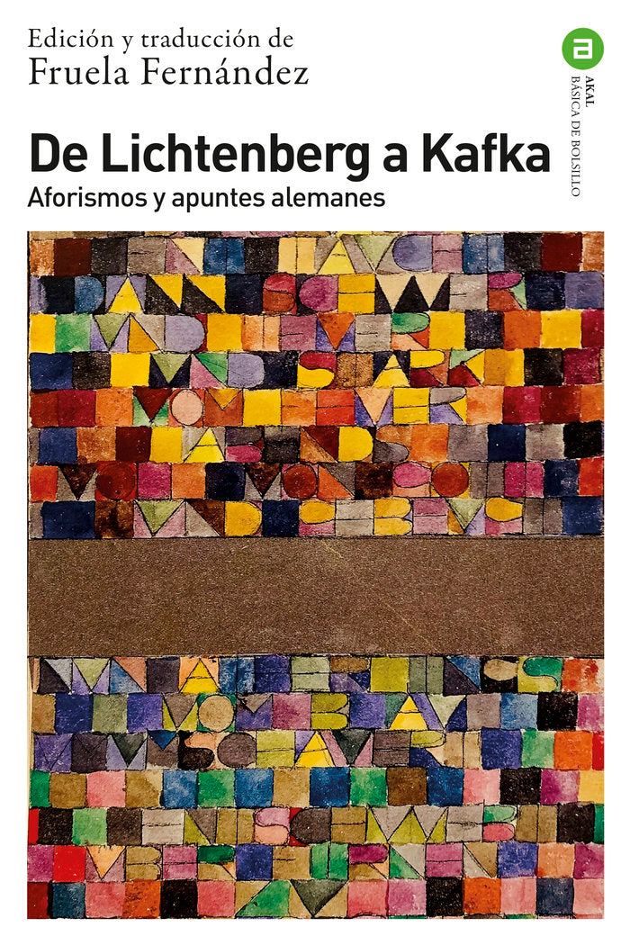 DE LICHTENBERG A KAFKA I Varios autores I Ediciones Akal I 9788446054214 Imagen principal del producto