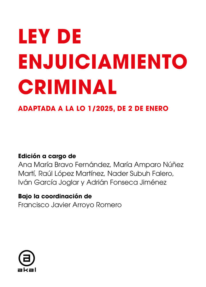 LEY DE ENJUICIAMIENTO CRIMINAL - 9788446056508 Imagen principal del producto