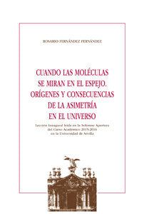 CUANDO LAS MOLECULAS SE MIRAN EN EL ESPEJO ORIGENES Y CONSE - 9788447218011 Imagen principal del producto
