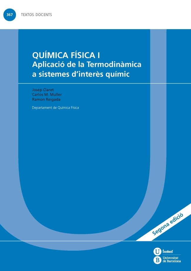QUIMICA FISICA I APLICACIO DE LA TERMODINAMICA A SISTEMES D - 9788447536443 Imagen principal del producto