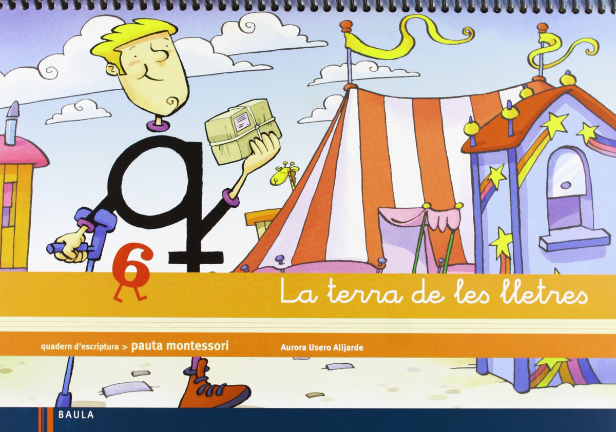 Quadern d'escriptura 6 Infantil La terra de les lletres