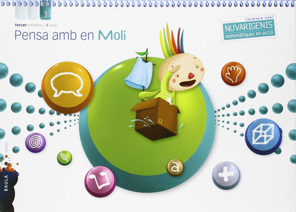 Pensa amb en Moli 4 anys 3r trimestre Nuvarigenis Infantil Imagen principal del producto