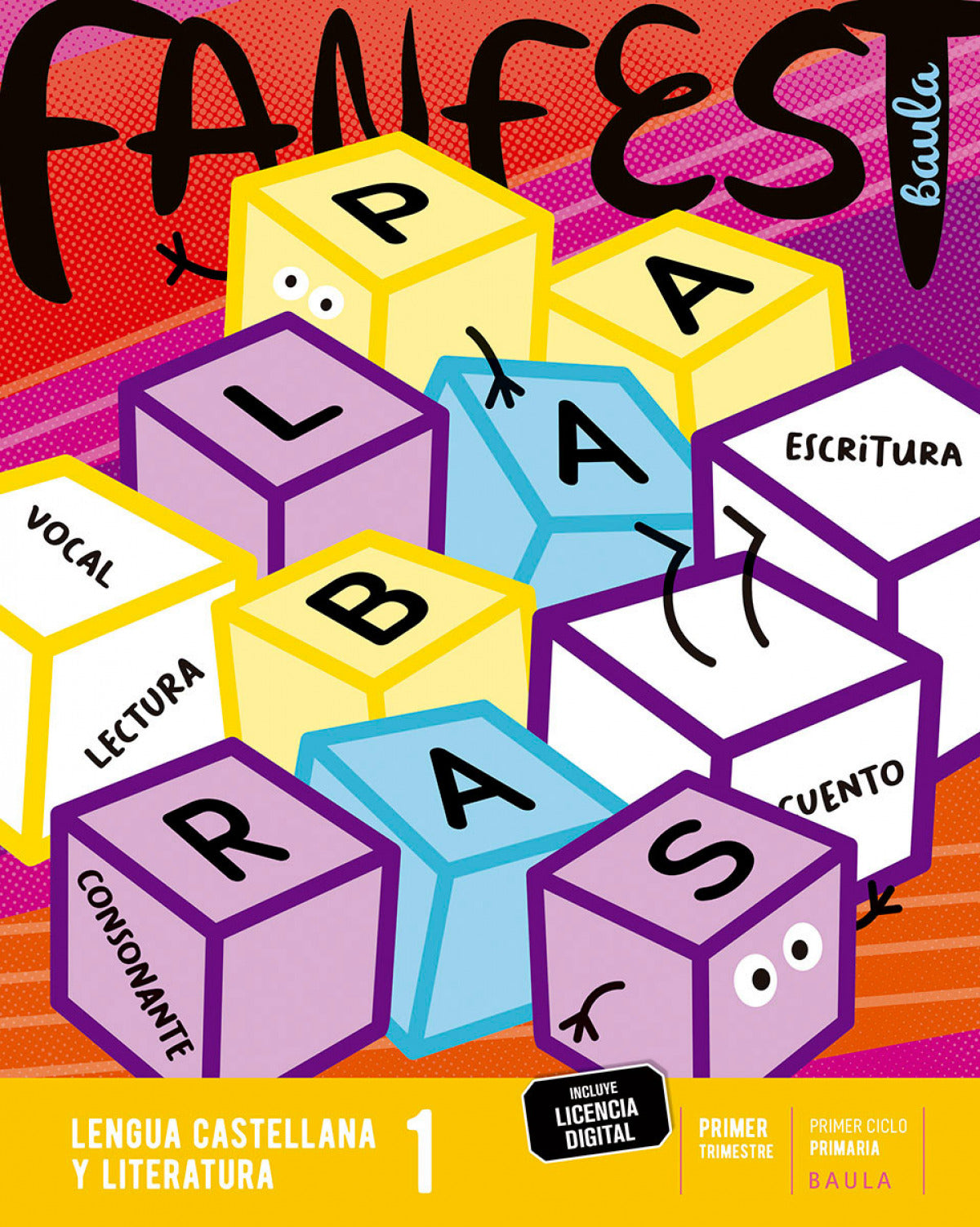 Lengua castellana y literatura 1º Primaria Libro alumno Fanfest