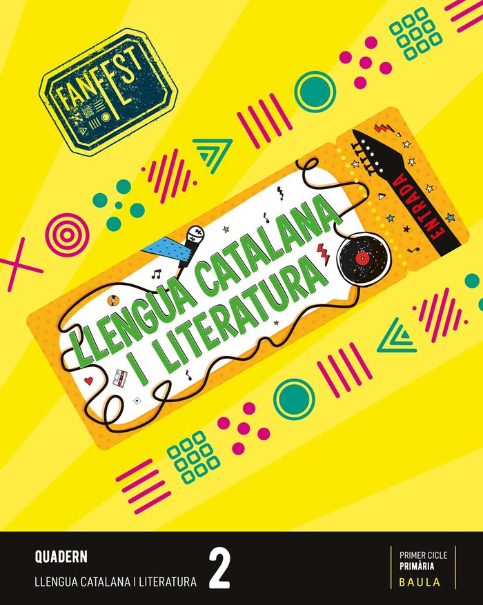 QUADERN LLENGUA CATALANA 2º de Primaria CATALUÑA 23 FANFEST | AA,VV | 9788447949502 (Baula) Imagen principal del producto