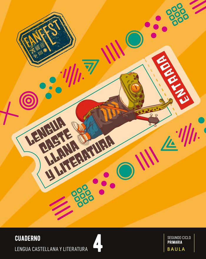 Cuaderno Lengua castellana y literatura 4o Primaria Fanfest | Departament d'Edicions Educatives de Baula | 9788447949670 (Baula) Imagen principal del producto
