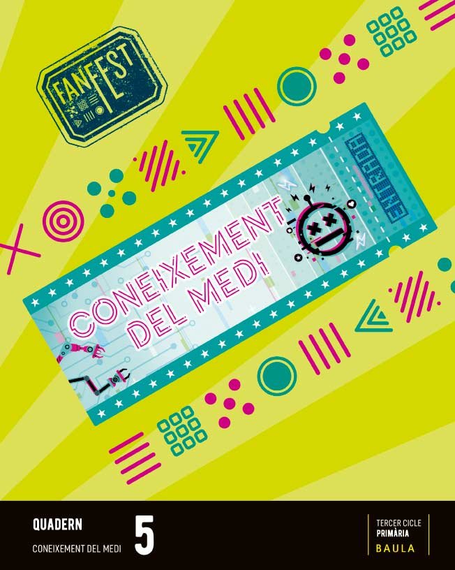 Quadern Coneixement Medi 5º EP Cataluña 23 Fanfest Espiral (Baula) - 9788447950393