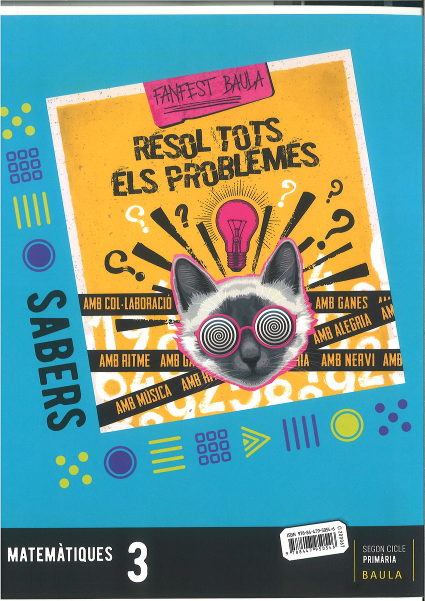 Llibre Sabers Matemàtiques 3r Primària Fanfest