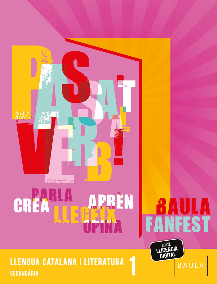 Llengua catalana i literatura 1r Secundària Llibre alumne Fanfest | Varios autores | 9788447951741 (BAULA)