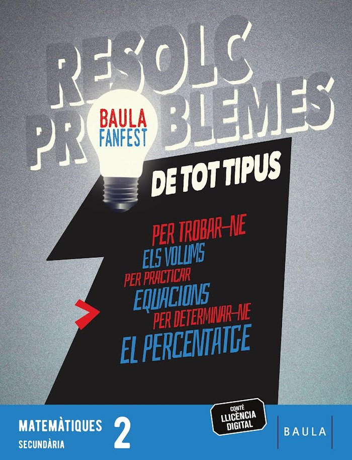 Matemàtiques 2n Secundària Llibre alumne Fanfest | Varios autores | 9788447951833 (BAULA) Imagen principal del producto