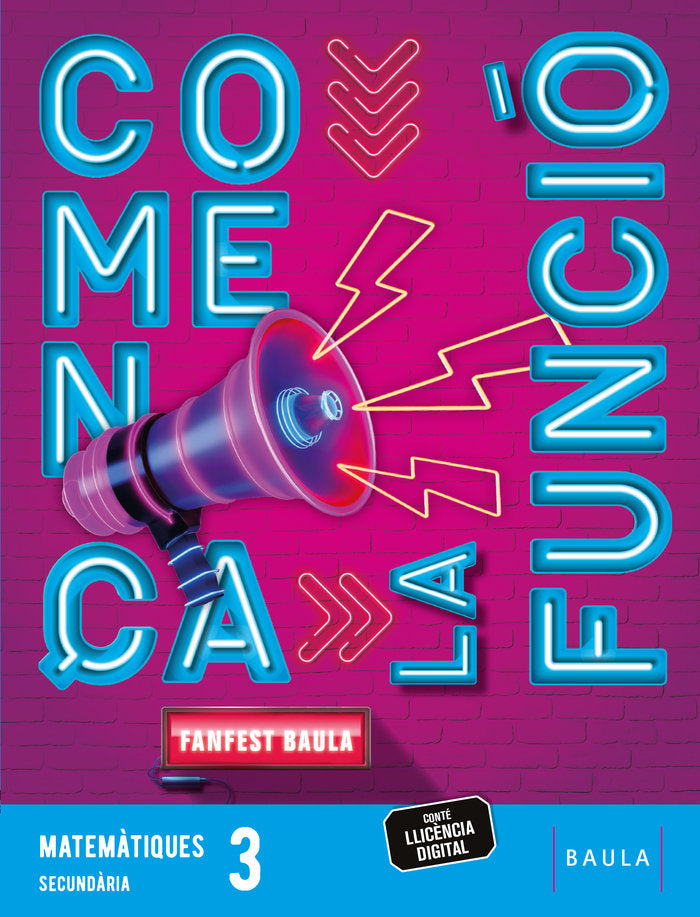 Matemàtiques 3r Secundària Llibre alumne Fanfest | Varios autores | 9788447951895 (BAULA)