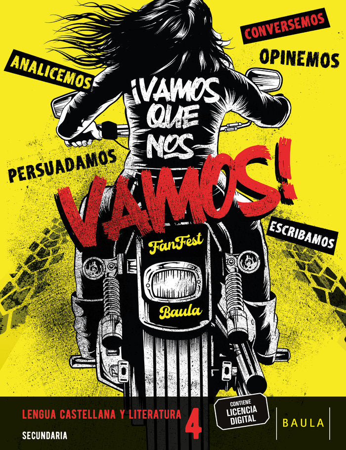 Lengua castellana y literatura 4o Secundaria Libro alumno Fanfest | Varios autores | 9788447951932 (BAULA) Imagen principal del producto