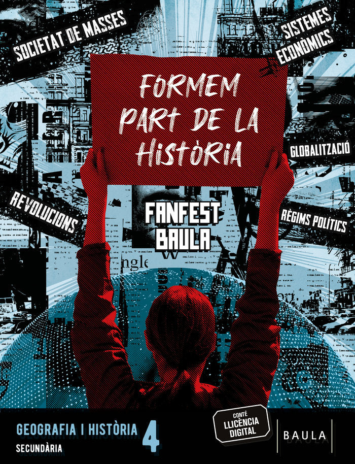 Geografia i Història 4t Secundària Llibre alumne Fanfest | Departament d'Edicions Educatives de Baula | 9788447951949 (BAULA) Imagen principal del producto