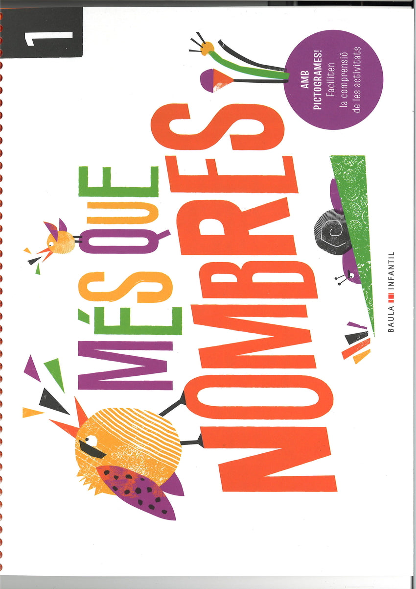 Quadern Més que nombres 1 Infantil Imagen principal del producto