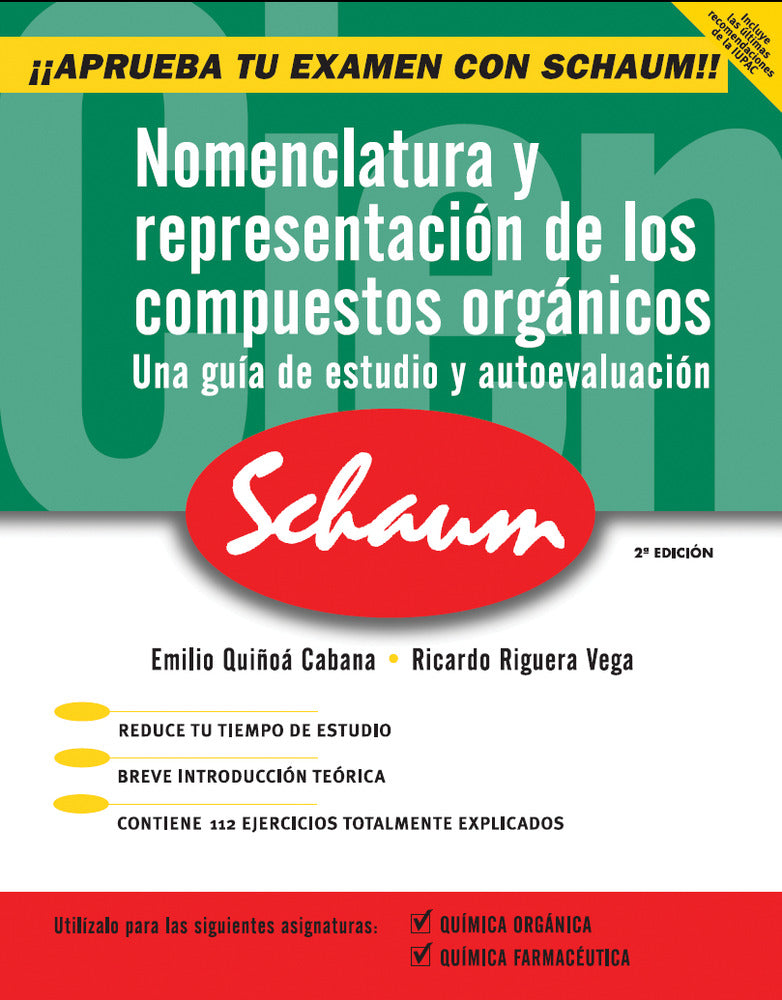 Nomenclatura y representacion de los compuestos organicos. Quiñoa Cabana, Emilio (McGraw-Hill Interamericana de España S.L.) 9788448143633 Imagen principal del producto