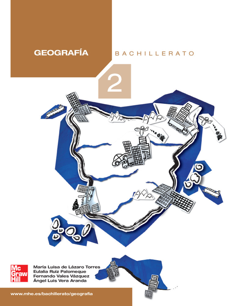 Geografia. 2. Bachillerato. Aa. Vv. (McGraw-Hill Interamericana de España S.L.) 9788448169404 Imagen principal del producto